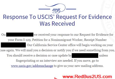 What Does the USCIS Case Status “Request for.